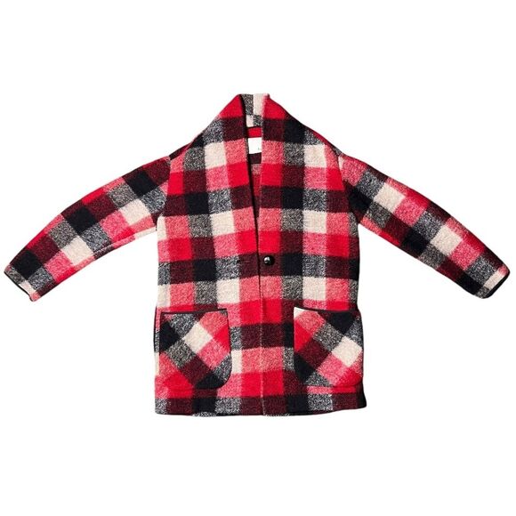 Aritzia Wilfred Free Off Duty Sweater Jacket Plaid - Picture 8 of 16